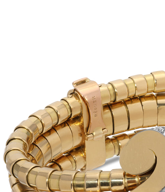 Regner French Retro Bracelet in 18k Gold & Platinum