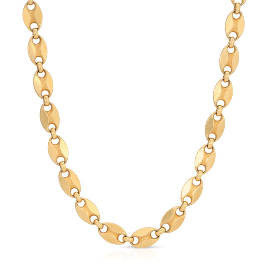 Marine Link Chain in 18K Gold