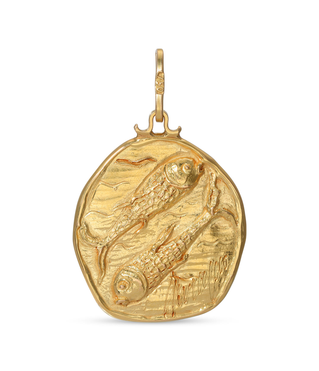 Nino D'Antonio Germano Pisces Zodiac Pendant in 18k Gold