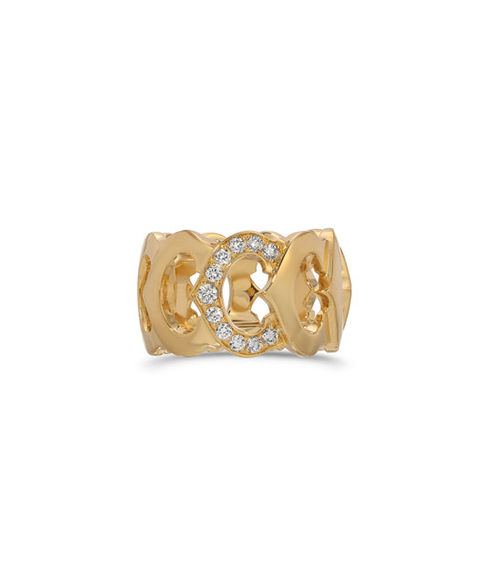 Cartier Diamond C de Cartier Ring in 18k Gold