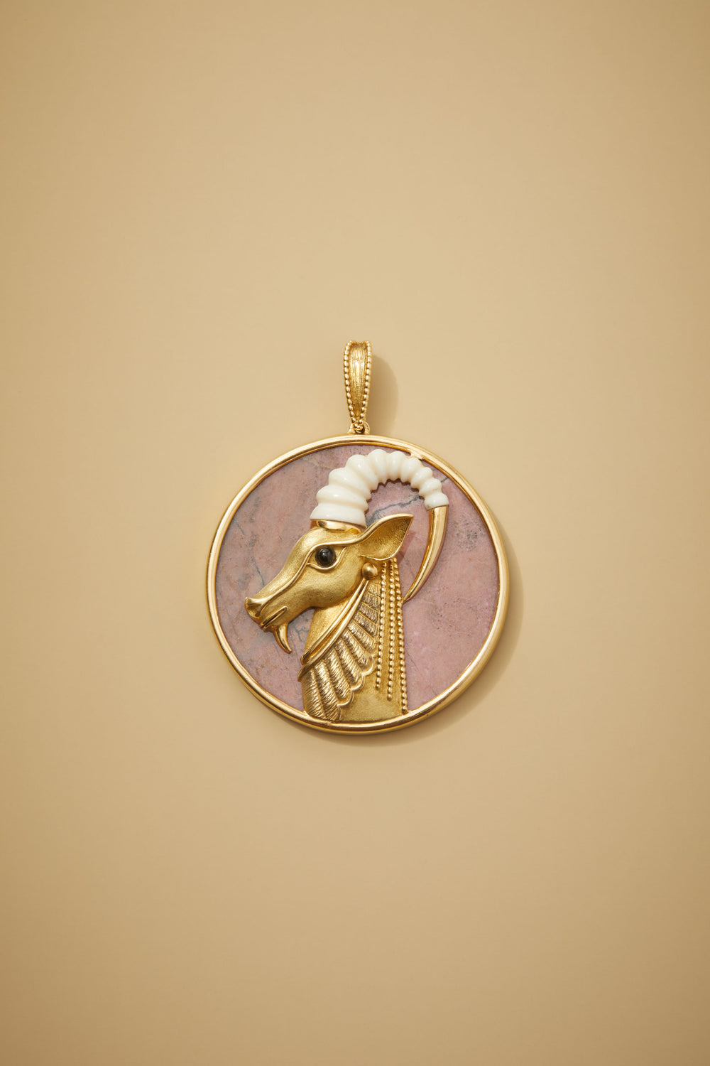 Vintage Zodiac Pendant Attributed to Jean et Pierre Bellin in 18k gold