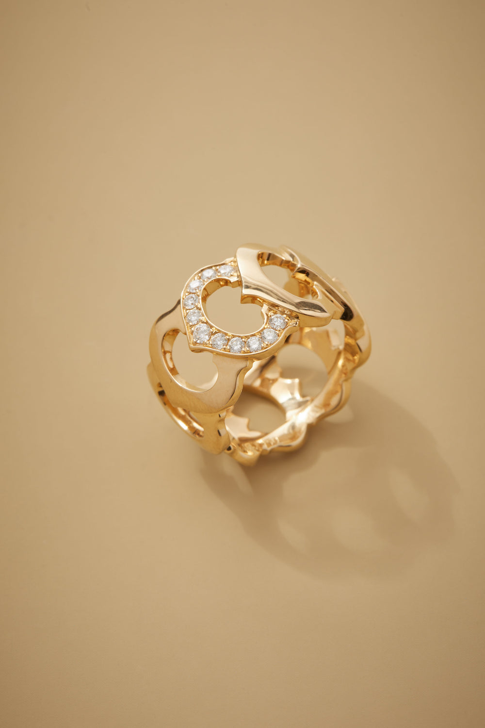 Cartier Diamond C de Cartier Ring in 18k Gold