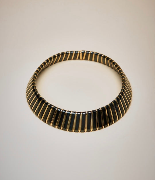 Carlo Weingrill, Tubogas Necklace in Two-Tone Gold
