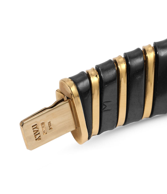 Carlo Weingrill, Tubogas Necklace in Two-Tone Gold