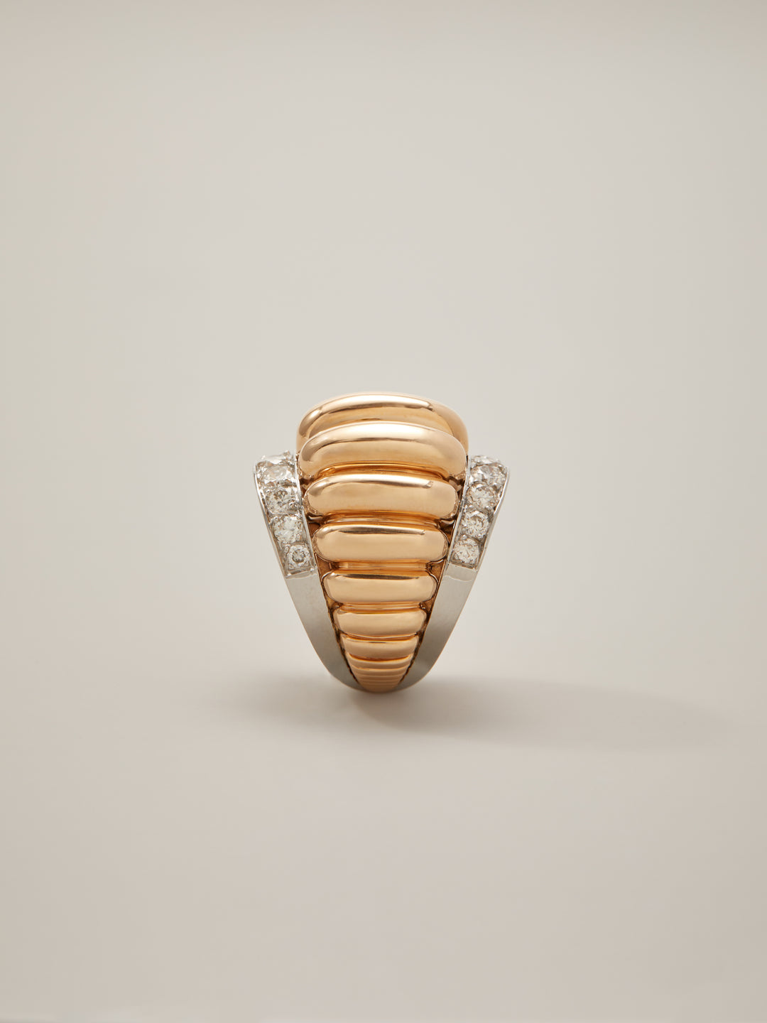 Retro Diamond Ring in 18k Gold