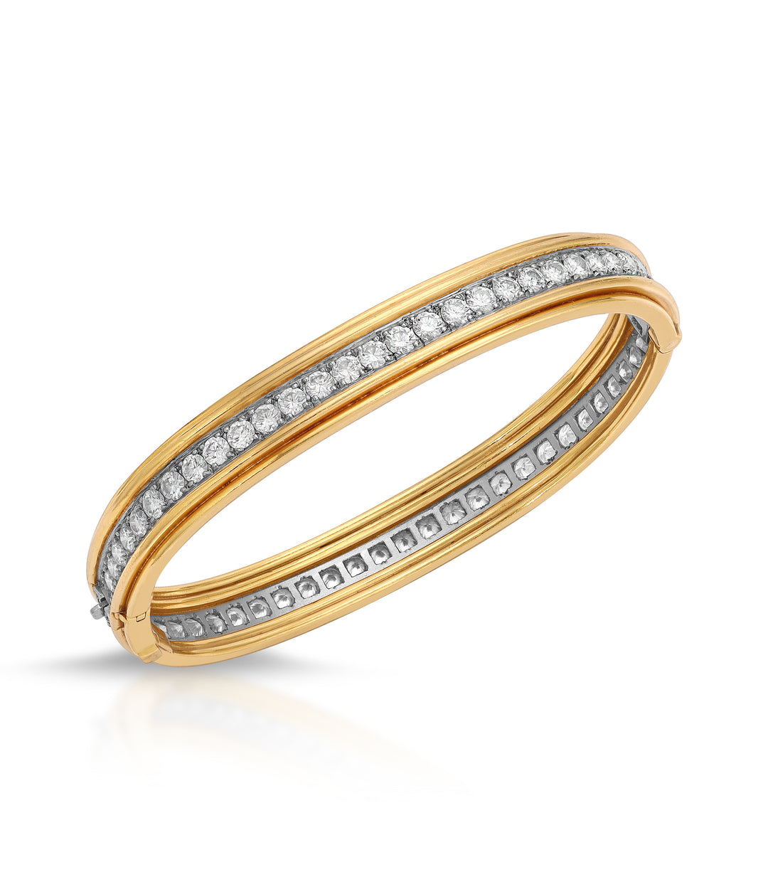 Toni Cavelti Diamond Bracelet in Platinum & 18K Gold