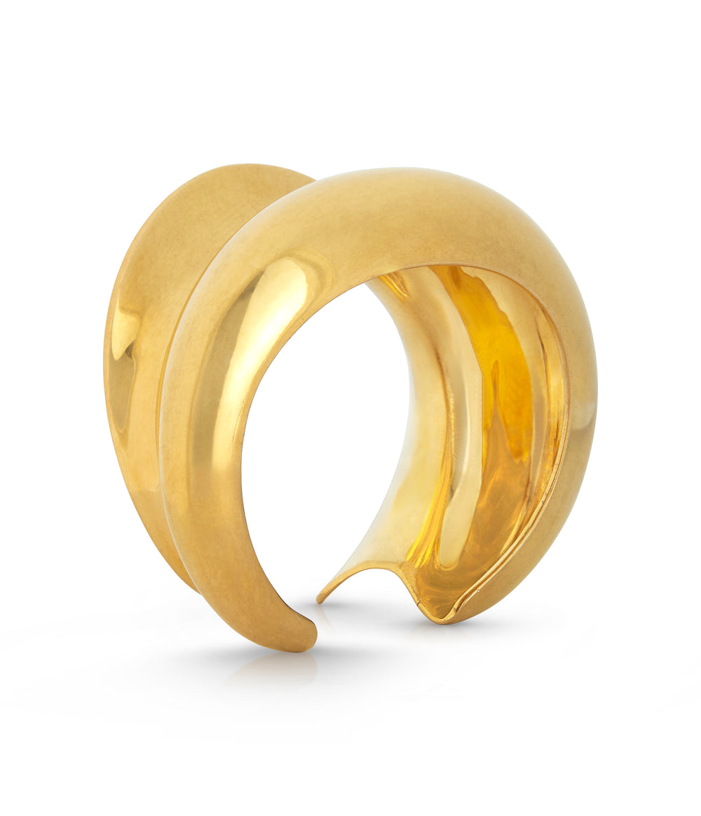 Frank Gehry for Tiffany & Co., Wide Cuff in 18K Gold
