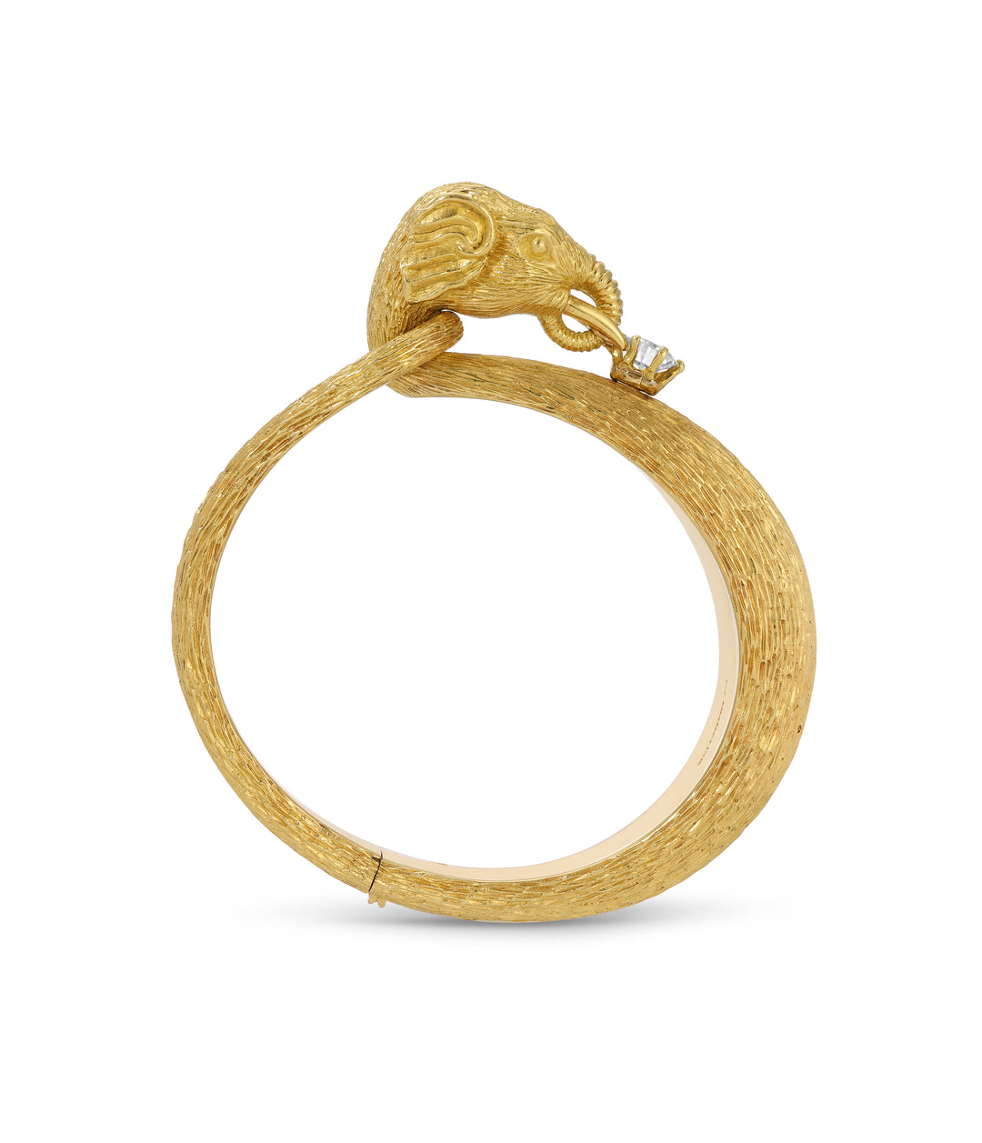 Cartier Elephant Diamond Bangle in 18k Gold