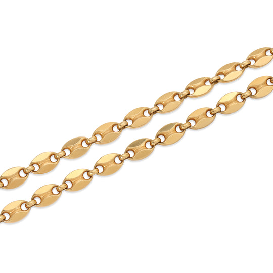 Marine Link Chain in 18K Gold