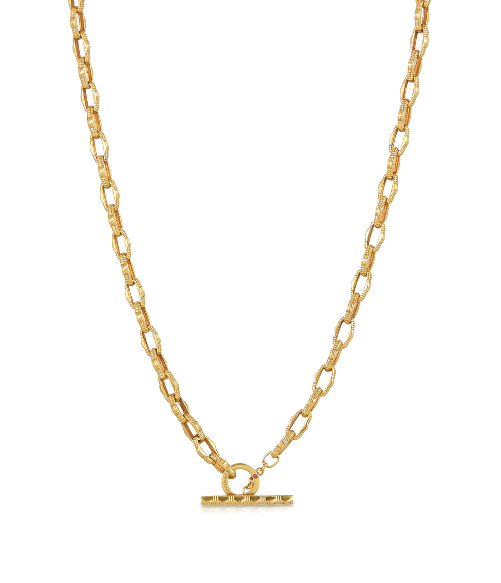 Roberto Coin, Textured Chain in 18K Gold