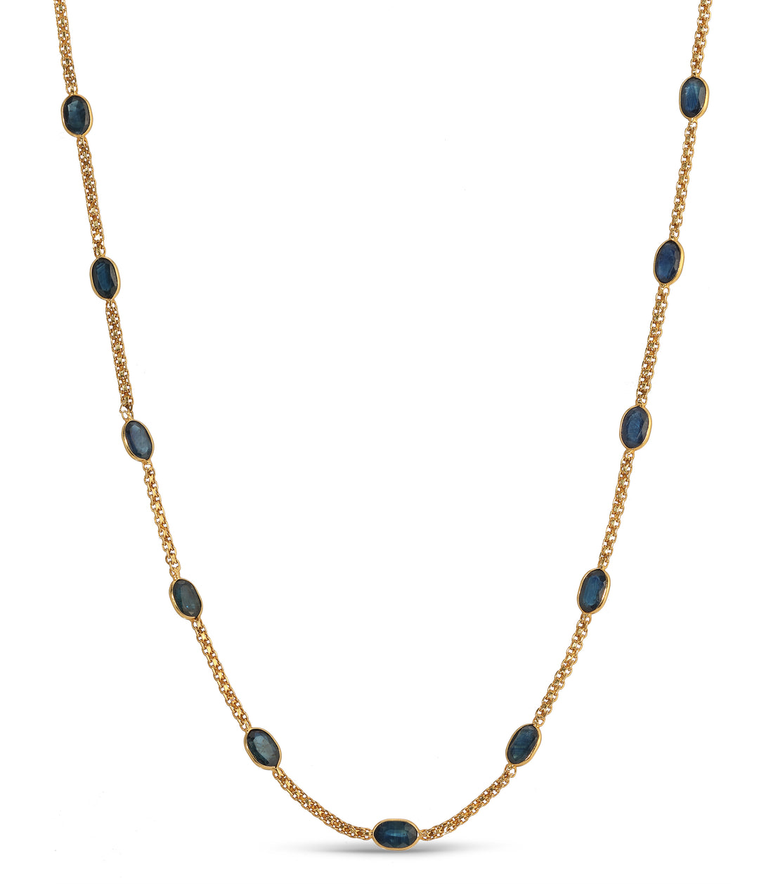 Sapphire Chain in 18K Gold