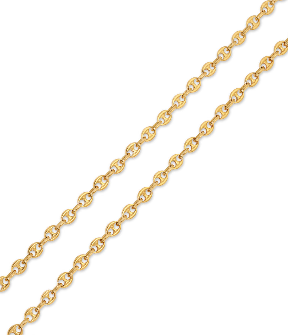 Rive Gauche Mariner Link Chain in 18k Gold