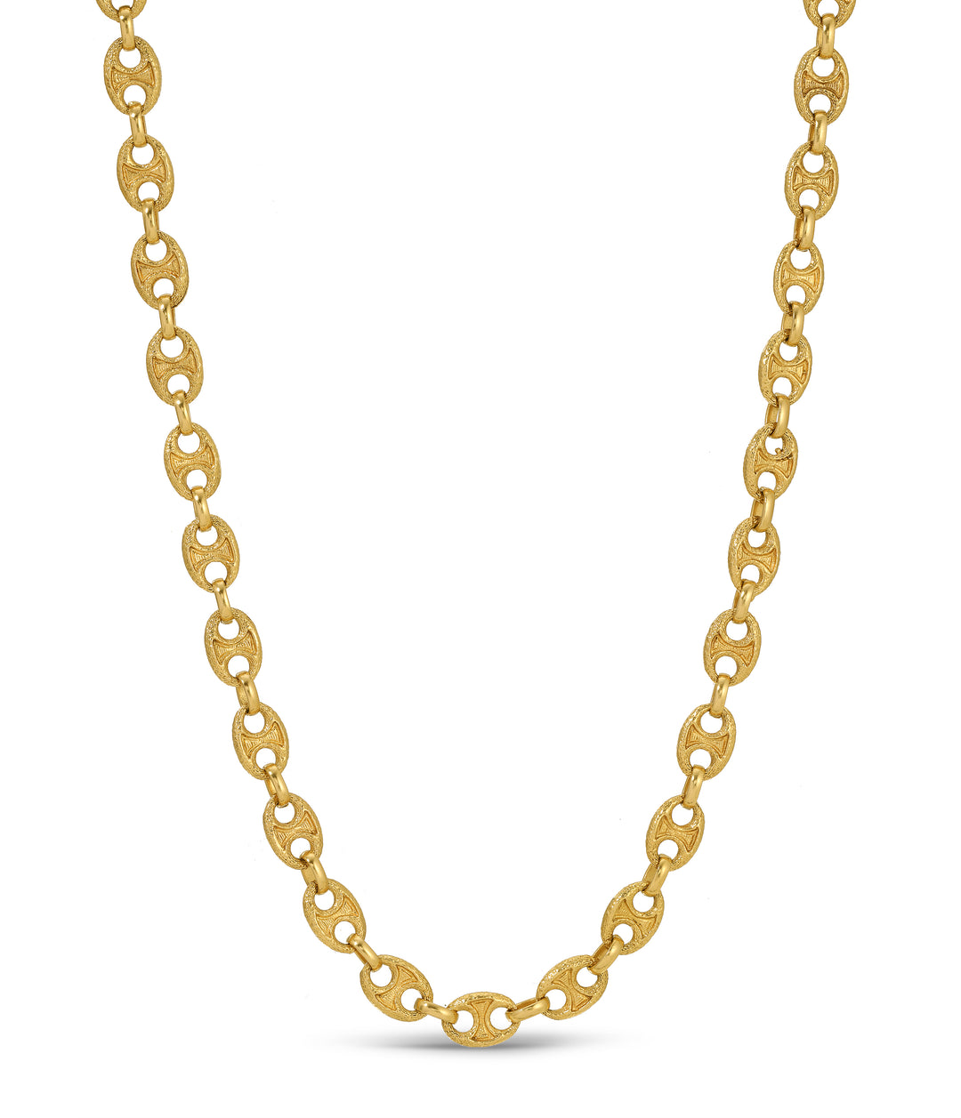 Cartier Textured Mariner Chain in 18k Gold