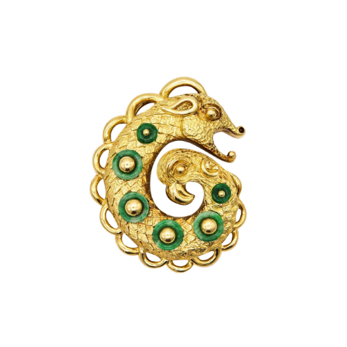 Cartier, by Bill Smith Jadeite Pendant in 18k Gold