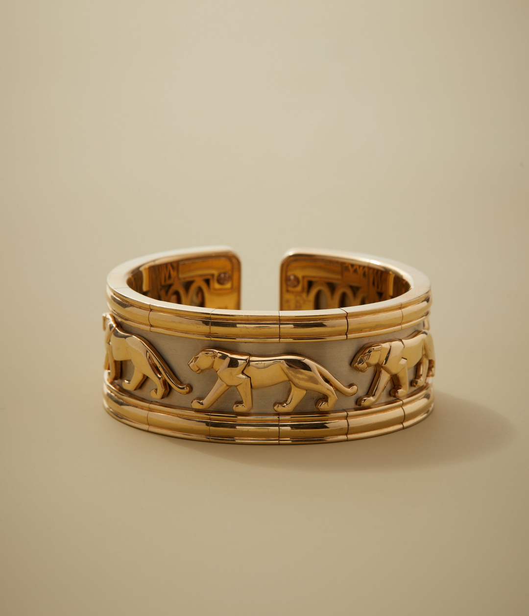 Cartier Walking Panthère Bracelet in 18k Yellow & White Gold