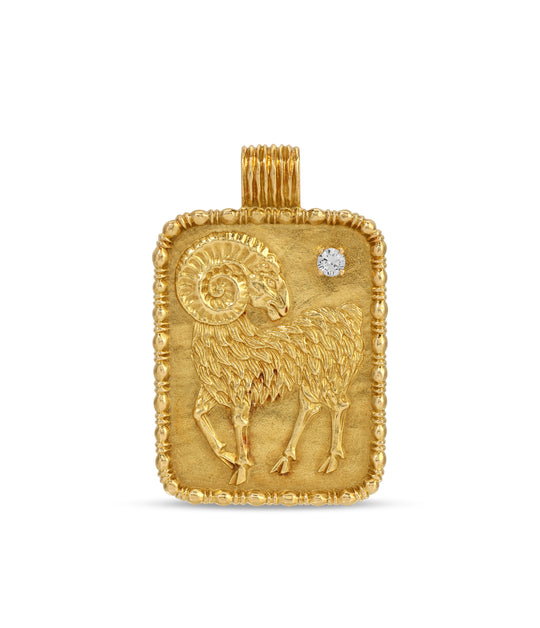 Fred of Paris Aries Pendant in 18k Gold