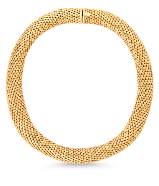 Collier Necklace in 18K Gold