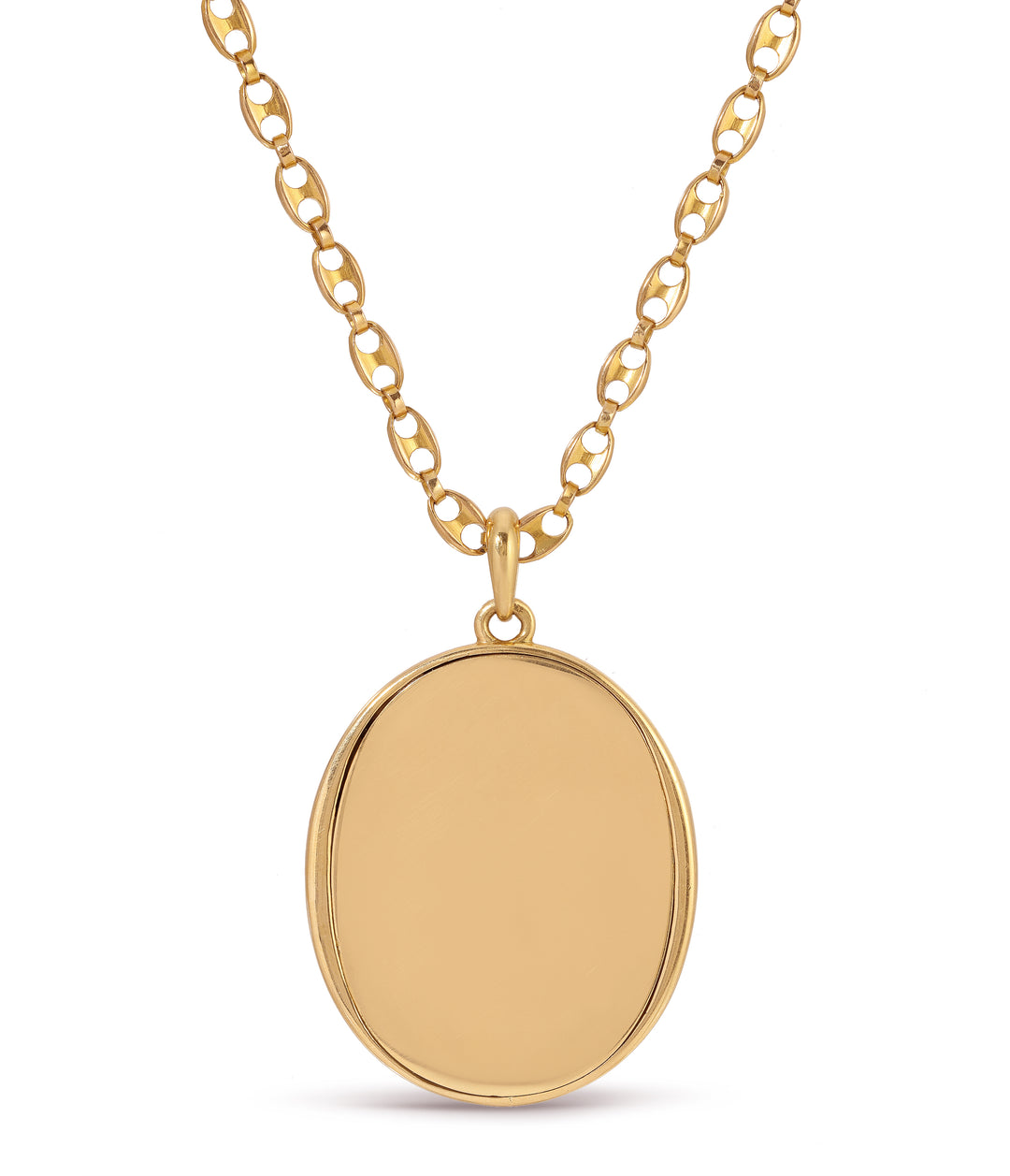 Crescent Moon Pendant in 18k Gold