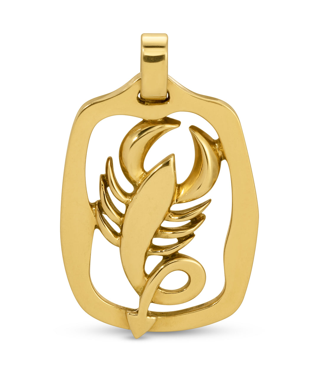 Jean Paris Scorpio Zodiac Pendant in 18k Gold