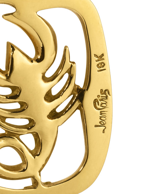 Jean Paris Scorpio Zodiac Pendant in 18k Gold