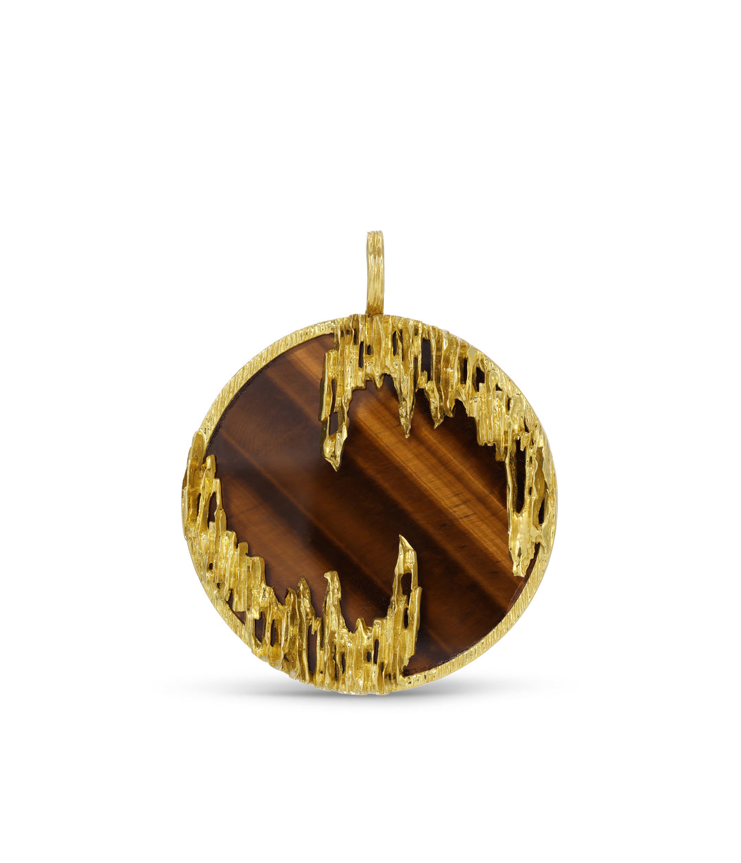 Kutchinsky Tigers Eye Pendant in 18k Gold