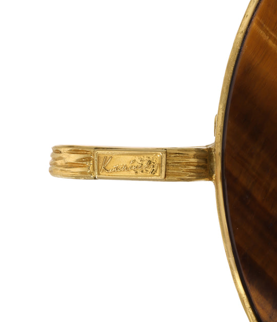 Kutchinsky Tigers Eye Pendant in 18k Gold
