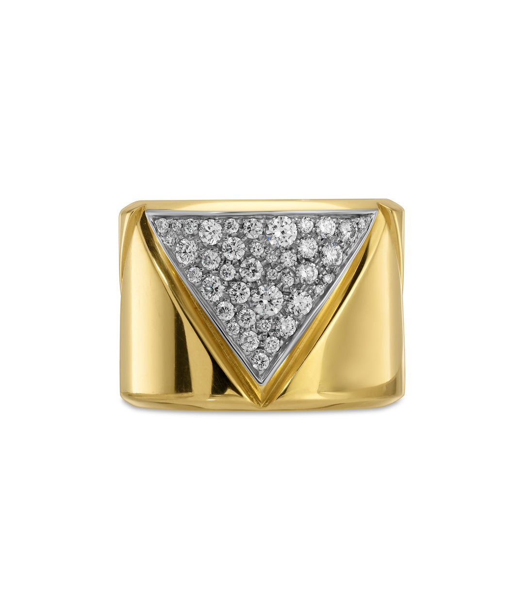 Marina B. Triangoli Diamond Band in 18k Gold