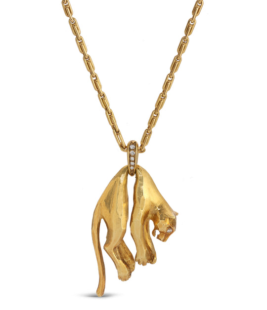 Cartier Panthere Pendant in 18k Gold