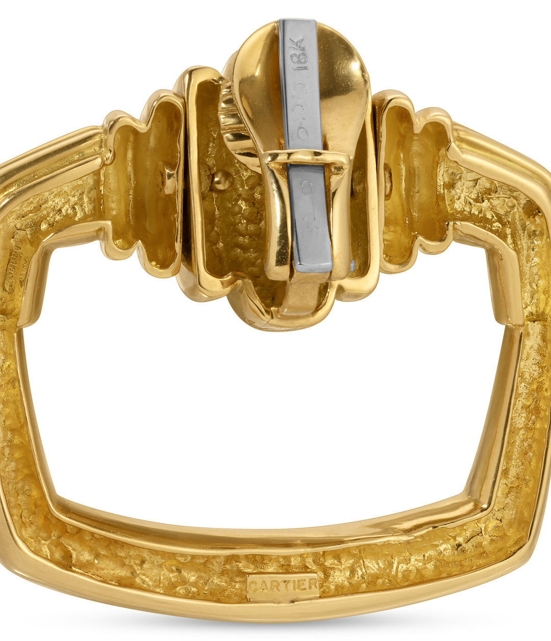 Aldo Cipullo for Cartier Door Knocker Ear Clips in 18k Gold