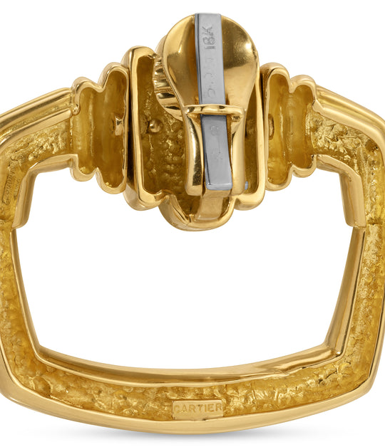 Aldo Cipullo for Cartier Door Knocker Ear Clips in 18k Gold