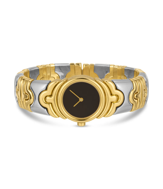 Bvlgari Parentesi Bicolor Watch in 18k Gold & Stainless Steel