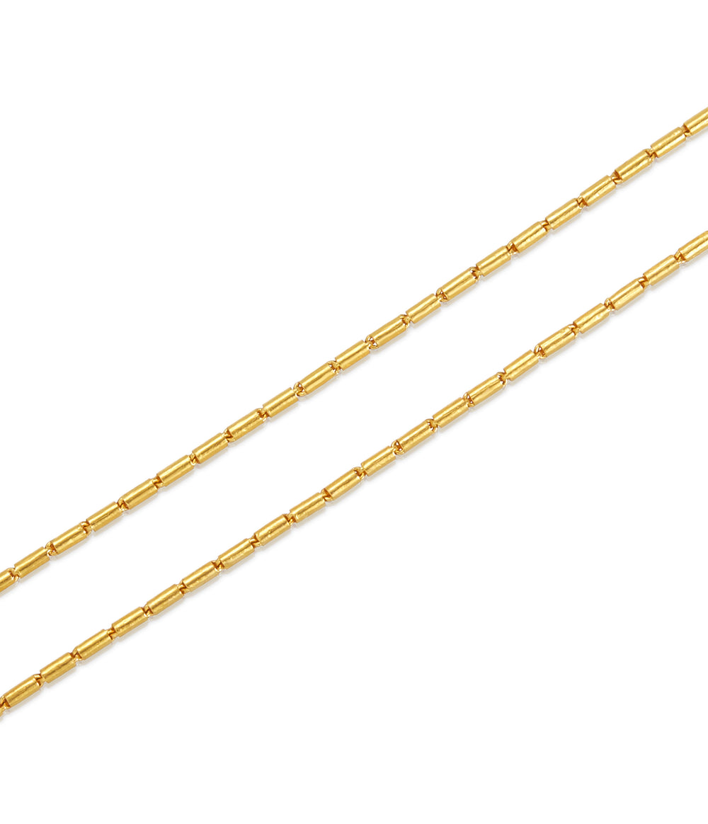 Tube Chain in High Karat Gold