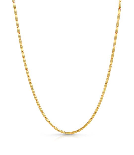 Tube Chain in High Karat Gold