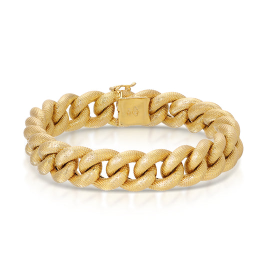 Curb Link Bracelet in 18K Gold